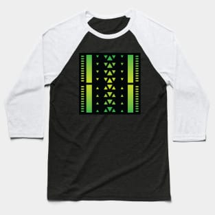 “Dimensional Species (2)” - V.6 Green - (Geometric Art) (Dimensions) - Doc Labs Baseball T-Shirt